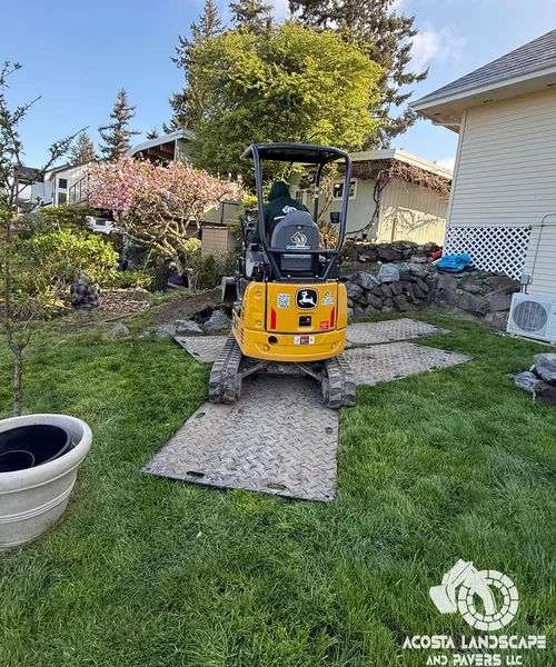 Full Perimeter Fence Replacement & Paver Access Ramp in Shoreline 